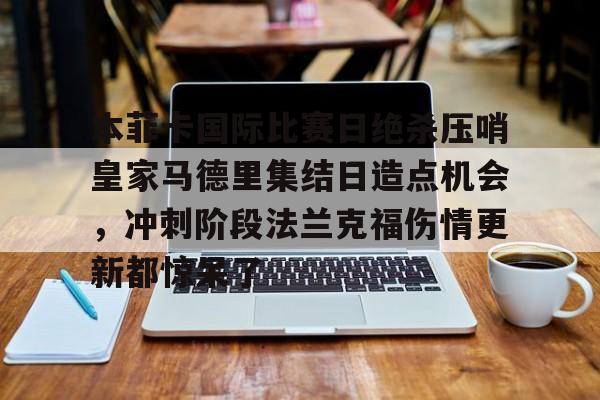 本菲卡国际比赛日绝杀压哨皇家马德里集结日造点机会，冲刺阶段法兰克福伤情更新都惊呆了(意大利足球甲级联赛比赛结果最新消息)